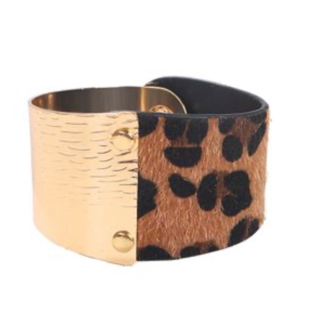 LEOPARD PRINT!!! Bracelet - Dark Leopard (020)